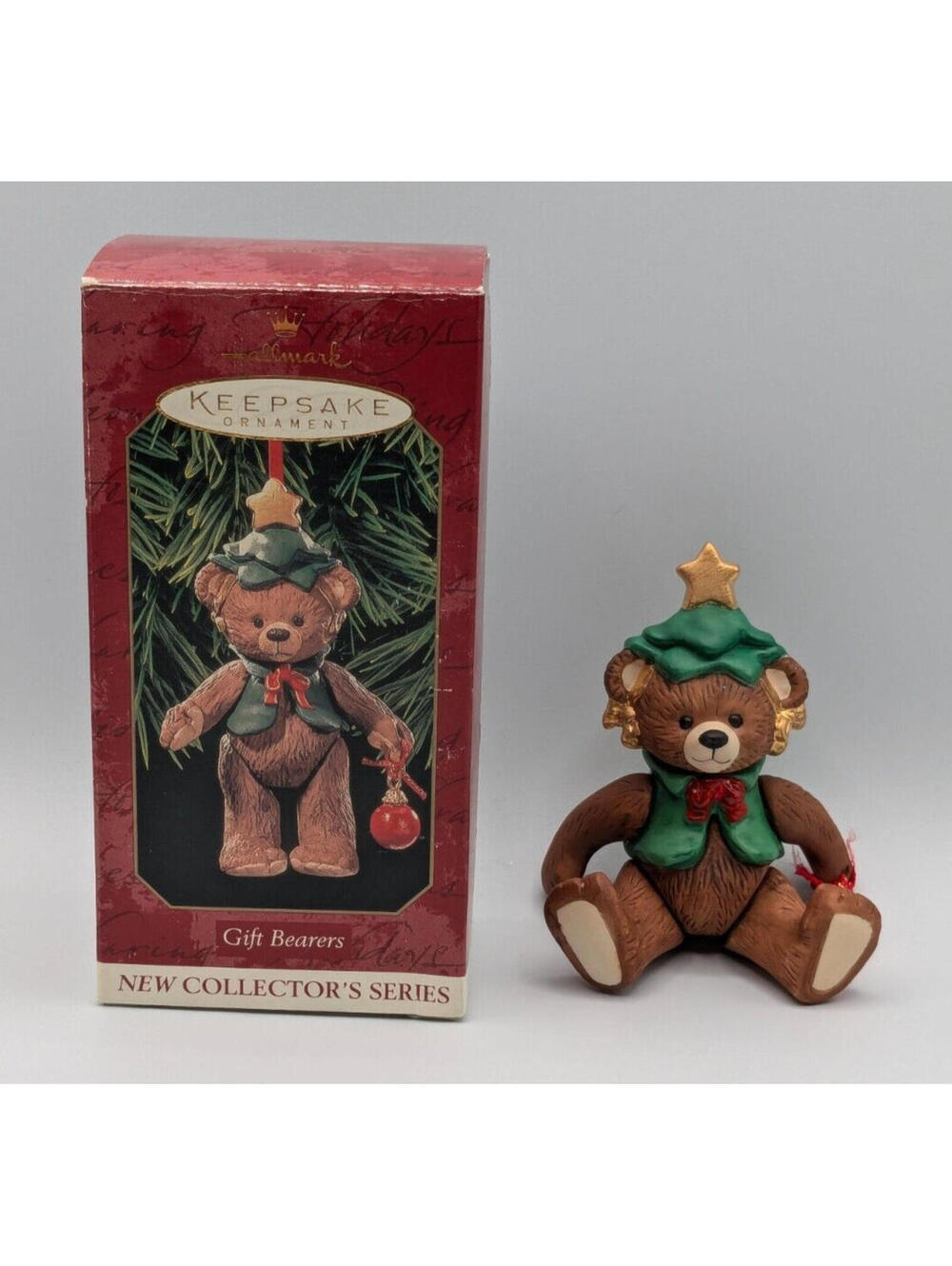 Hallmark Keepsake Gift Bearers 1999, 1st in Series, Porcelain Vintage Ornament